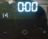 Settinmg main oven cooking duration