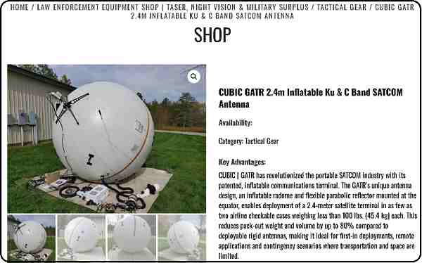 GATR-2.4m-Inflatable-Ku-and-C-Band-SATCOM-Antenna