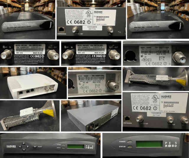 Hughes modems, RF kit and PES 5000