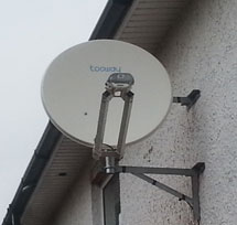 Tooway dish installation in UK