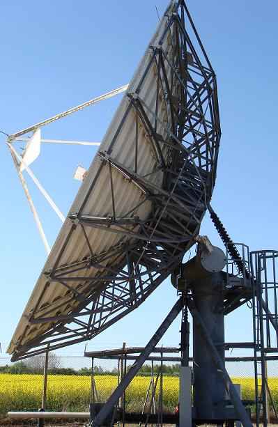 Mach6 teleport earth station antenna