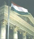 Decorated building in Hero's Square, Budapest