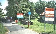 Crossing the Austrian - Hungarian border at Mörbisch