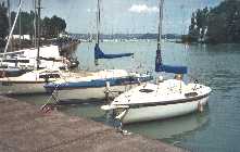 Sailing on Lake Balaton