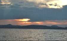 Sunset à Lac Balaton
