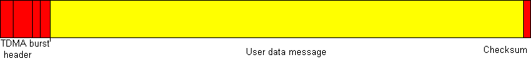 TDMA burst format