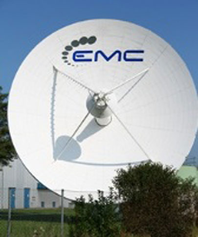 Front view of EMC gateway hub antenna