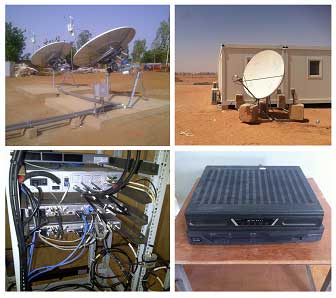 O3b antenna installation with tracking