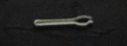 Split pin with spring end
