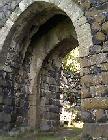 Gateway at the ruins of Château de Chapteuil.