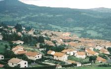 View down to Monastier from Viewpoint on ridge