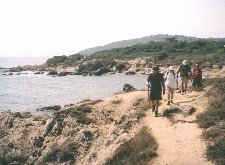 South of France coastal walking path